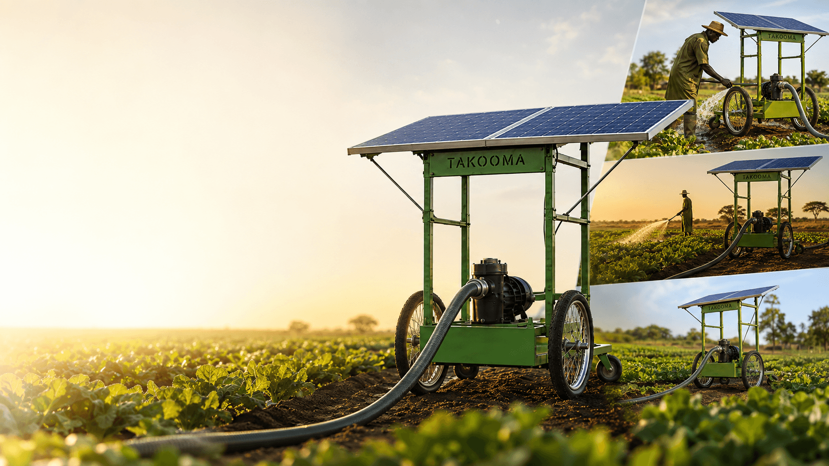 TAKOOMA utilisé sur le terrain agricole