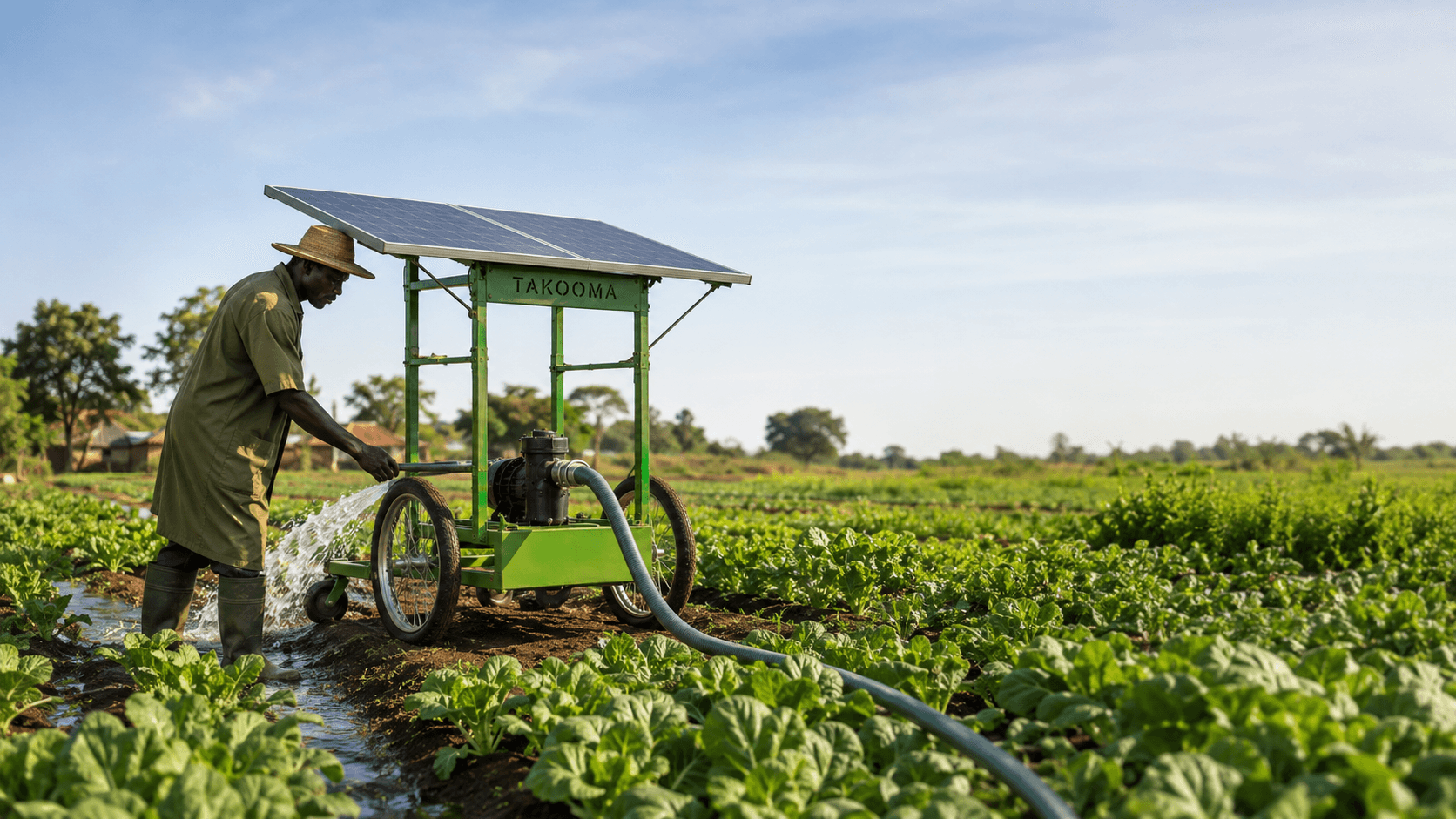 TAKOOMA en irrigation sur une exploitation
